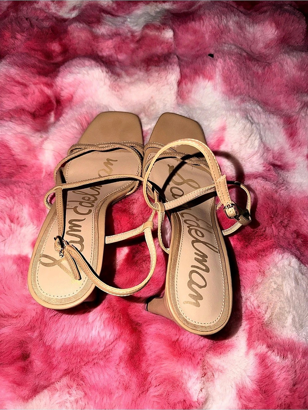 Sam Edelman Yaro Block Heel Sandal Strappy Brown Sandals